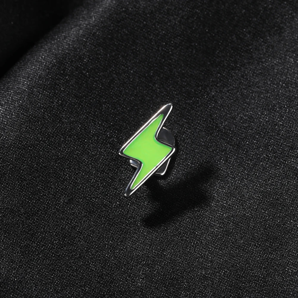 Lightning Grillz – Silver with Red or Green Accent – Hip Hop Style