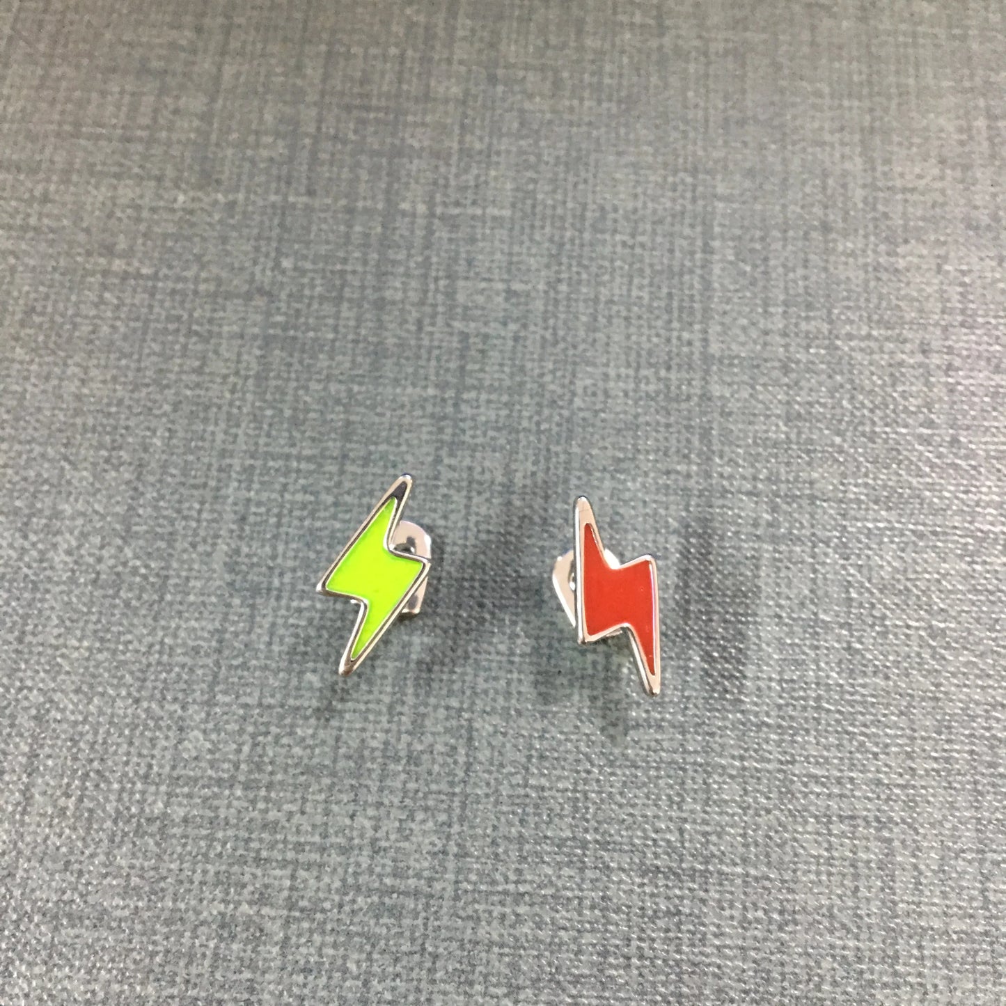 Lightning Grillz – Silver with Red or Green Accent – Hip Hop Style