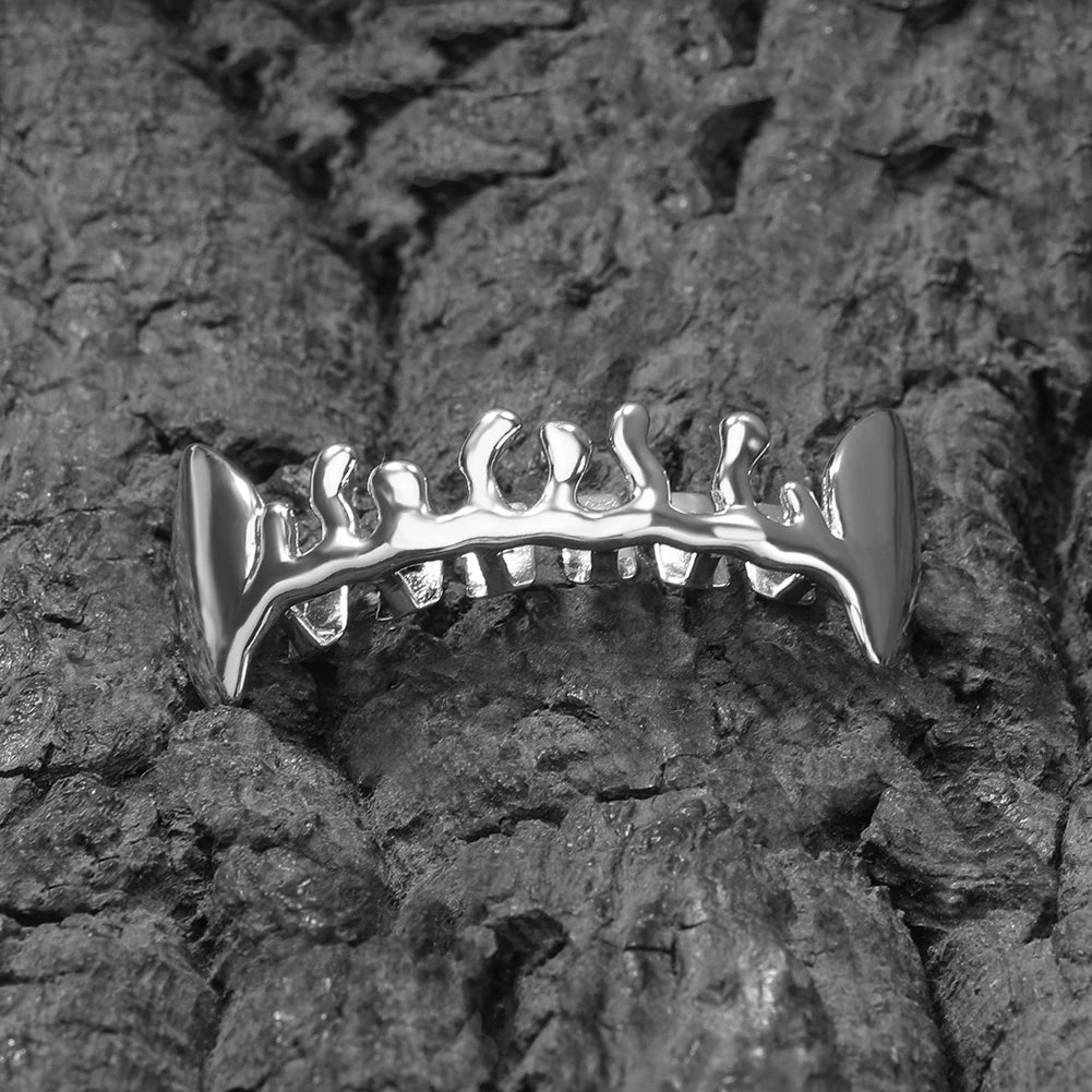 Volcanic Lava Grillz - 18K Gold Plated or Silver