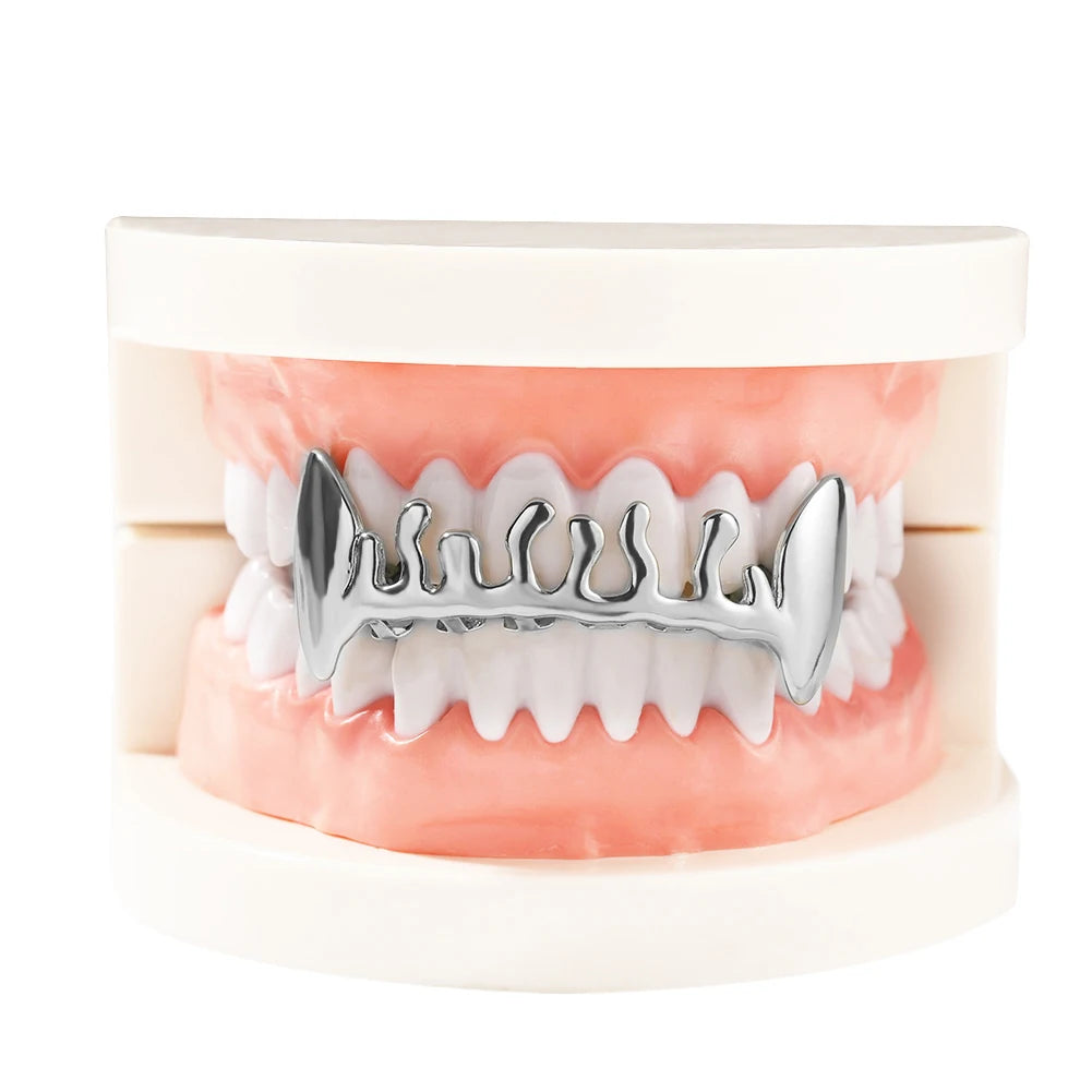 Volcanic Lava Grillz - 18K Gold Plated or Silver